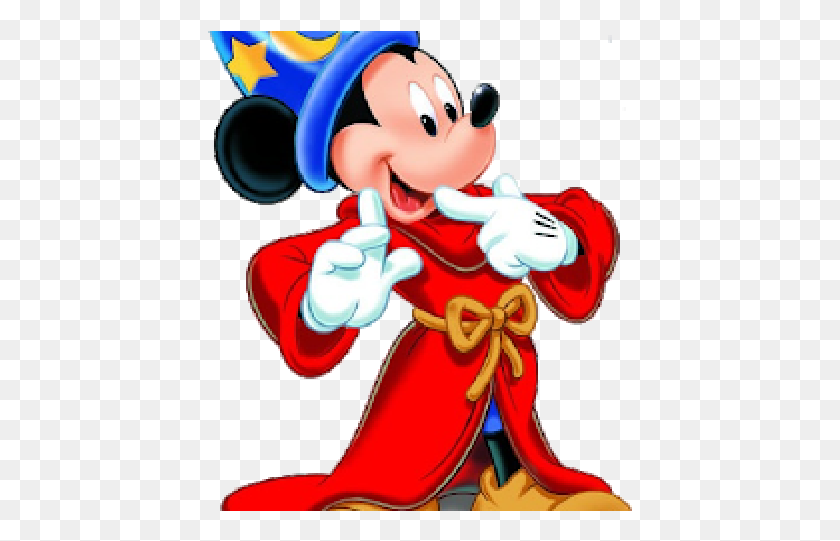 425x481 Sorcerer Cliparts Mickey Magico, Toy, Costume, Hand HD PNG Download