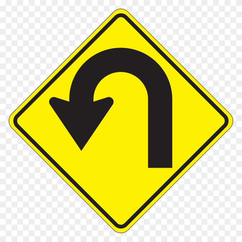 1008x1008 Sorry Wrong Way Left Curve Ahead Sign, Symbol, Road Sign, Stopsign HD PNG Download