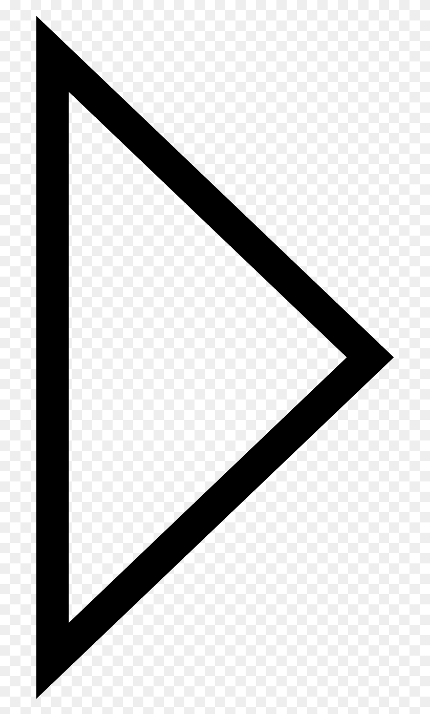 699x1334 Sort Right Icon Black Triangle Outline, Gray, World Of Warcraft HD PNG Download