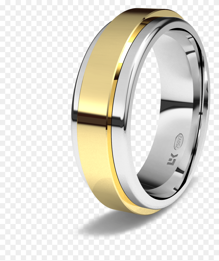 1361x1644 Sortija De Oro Blanco Y Amarillo De 18k Modelo Giratoria Engagement Ring, Ring, Jewelry, Accessories HD PNG Download