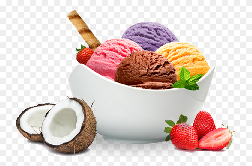 744x494 Sorvete Ice Cream Bowl, Cream, Dessert, Food HD PNG Download