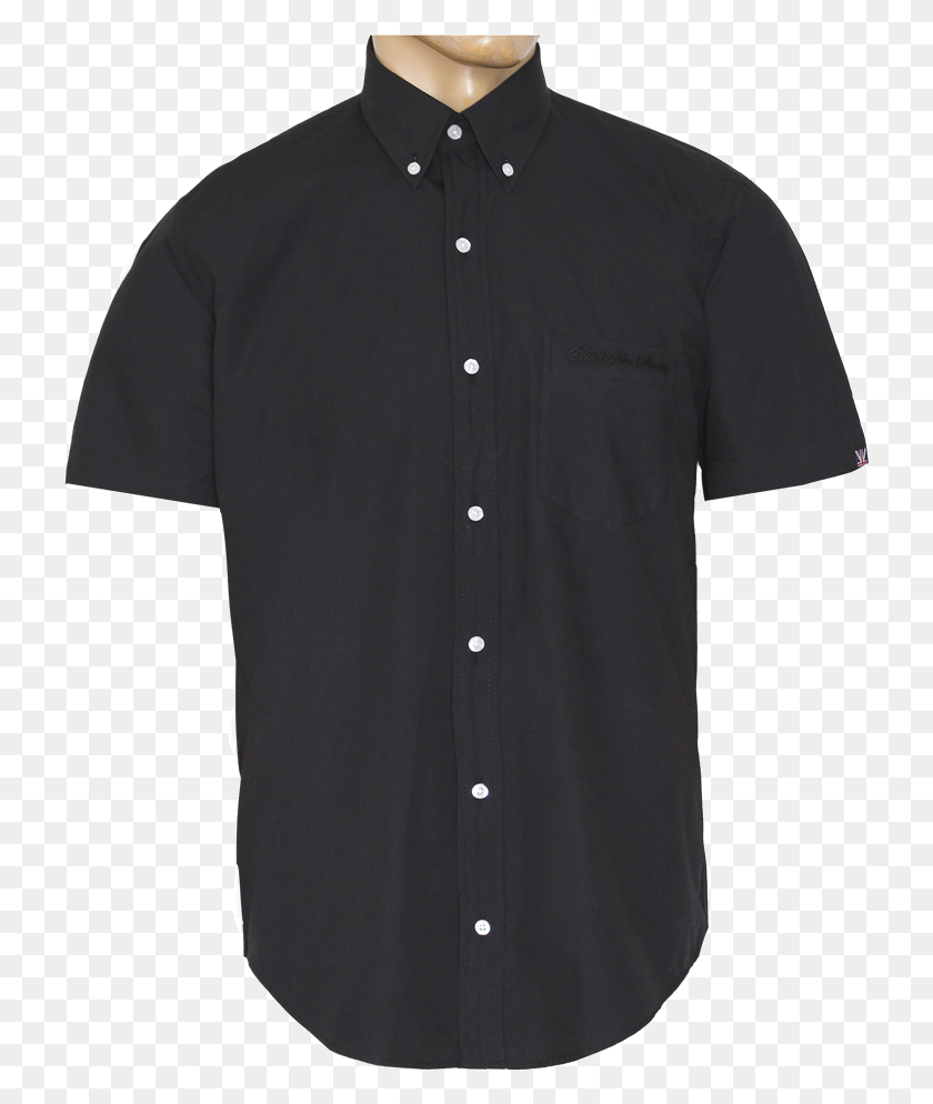 726x934 Sots Black Button Down Hemd Dolce Gabbana Polo Black, Clothing, Apparel, Shirt HD PNG Download