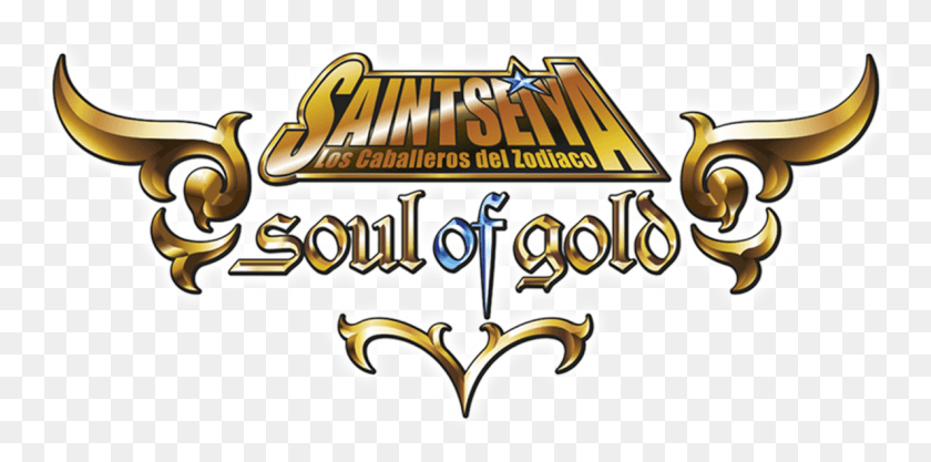 1188x545 Soul Of Gold Saint Seiya Soul Of Gold Logo, Text, Alphabet, Advertisement HD PNG Download