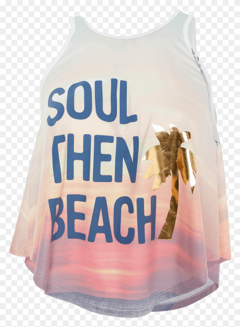 1428x1983 Soulcycle Soul Then Beach Hana Tank Active Tank, Одежда, Одежда, Рубашка Png Скачать