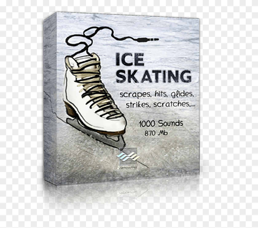 614x682 Sound Effects Library Figure Skate, Clothing, Apparel, Shoe HD PNG Download