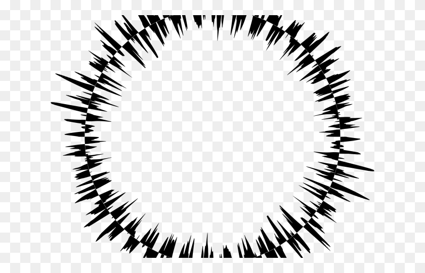 640x480 Sound Wave Clipart Clip Art Sound Wave Circle, Gray, World Of Warcraft HD PNG Download