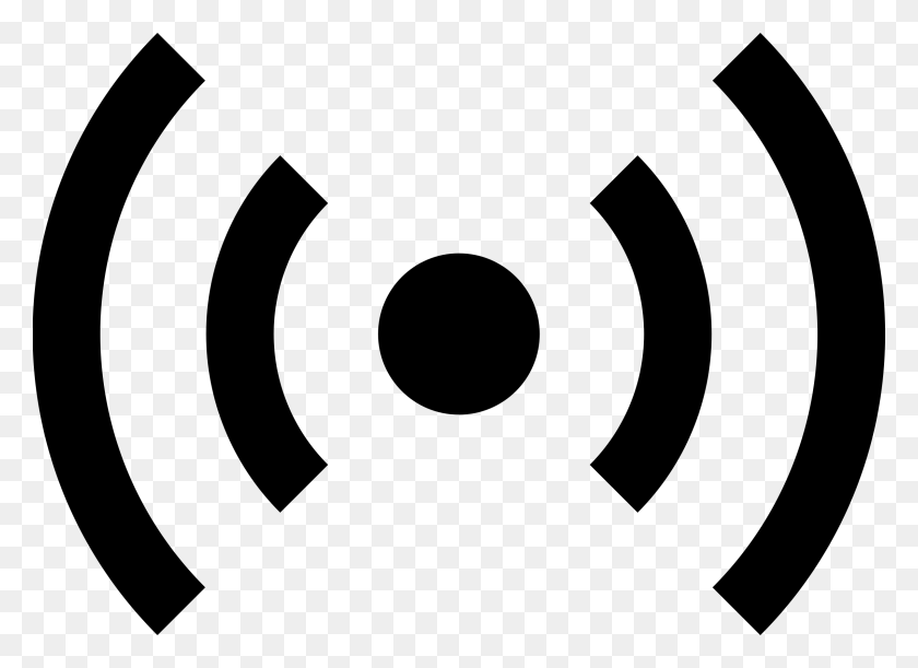 2400x1697 La Onda De Sonido Clipart Sonido Estéreo Logotipo De Sonido Estéreo, Gris, World Of Warcraft Hd Png