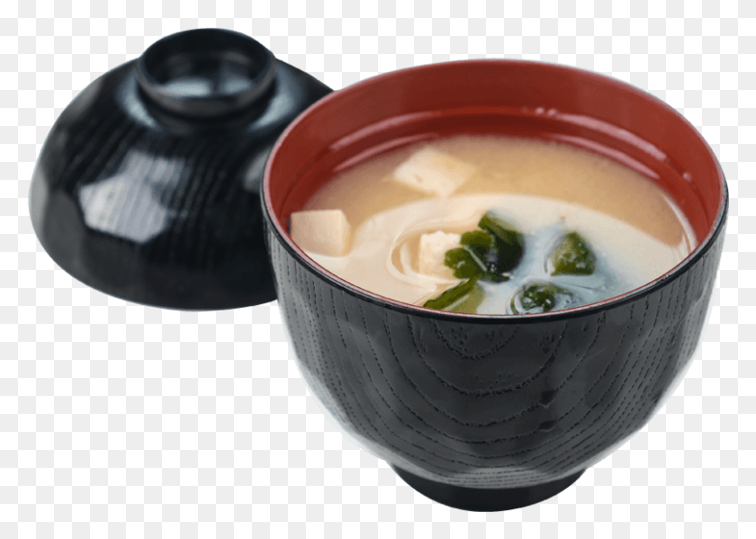 807x558 Soup Free Image Miso, Bowl, Dish, Meal HD PNG Download