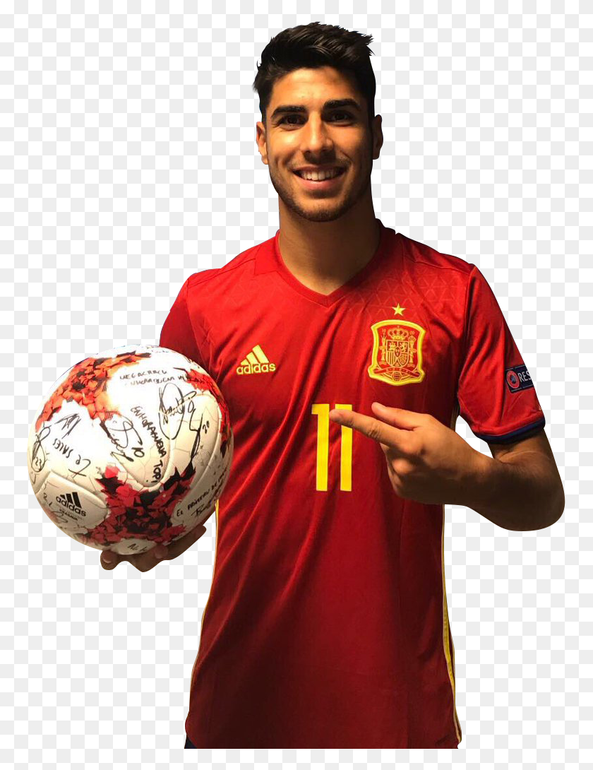763x1030 Source Marco Asensio Spain Jersey, Sphere, Person, Human HD PNG Download