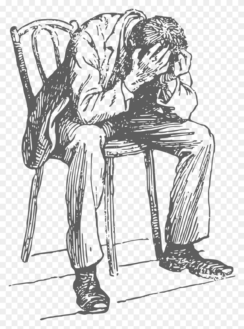 1748x2400 Source Openclipart Org Report Person Sitting Nick Drake Tee Shirt, Human, Furniture HD PNG Download