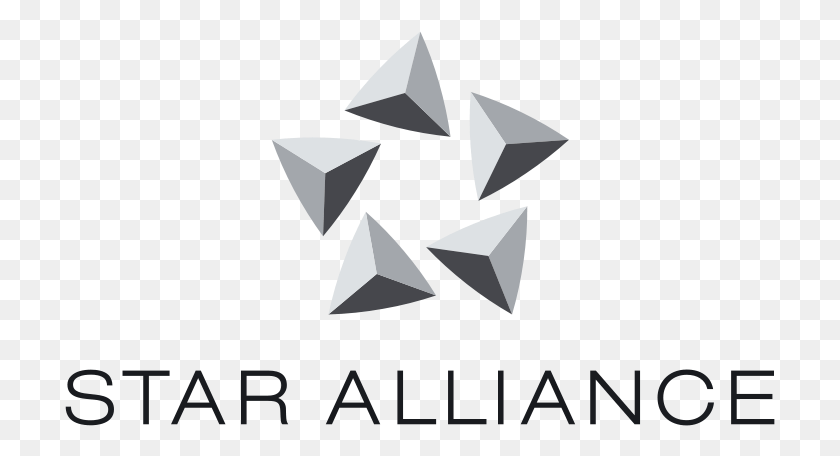 711x396 Descargar Png / Logotipo De Star Alliance, Triángulo, Cruz, Símbolo Hd Png