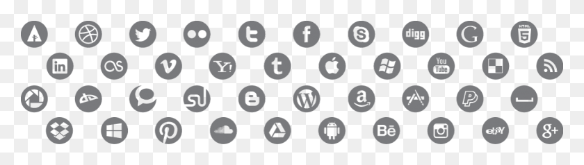 1200x274 Source Twitter And Facebook Icons Vector, Bubble, Rug, Symbol HD PNG Download
