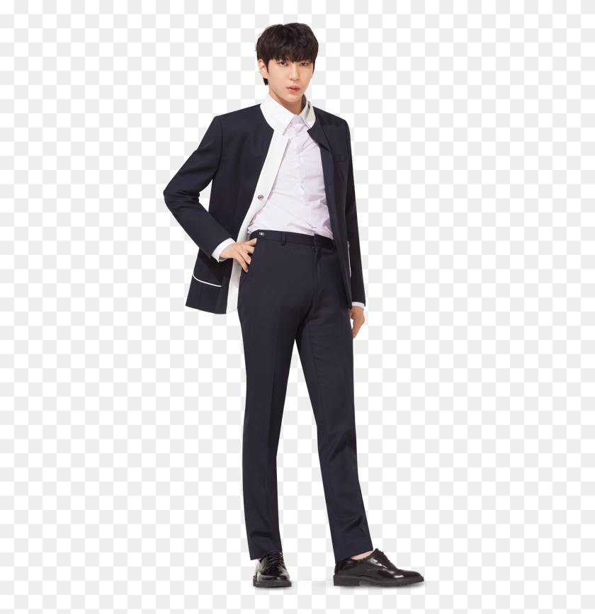 382x807 Sourcehttp Ivyclub Co Kr2017fpagelookbook Tuxedo, Clothing, Apparel, Suit HD PNG Download