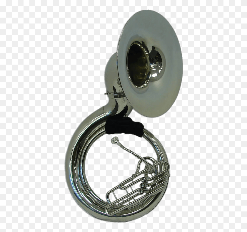 408x730 Sousaphone Nickel Sousaphone, Horn, Brass Section, Musical Instrument HD PNG Download