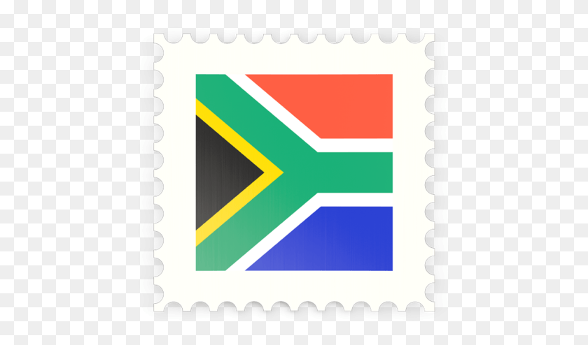 459x434 South Africa Flag, Postage Stamp HD PNG Download