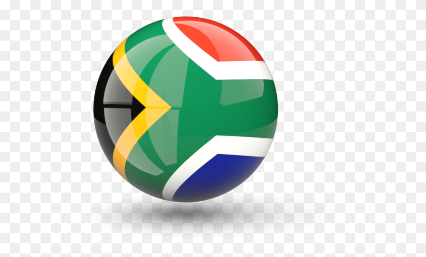 515x447 South Africa Flag Icon, Ball, Symbol, Soccer Ball HD PNG Download