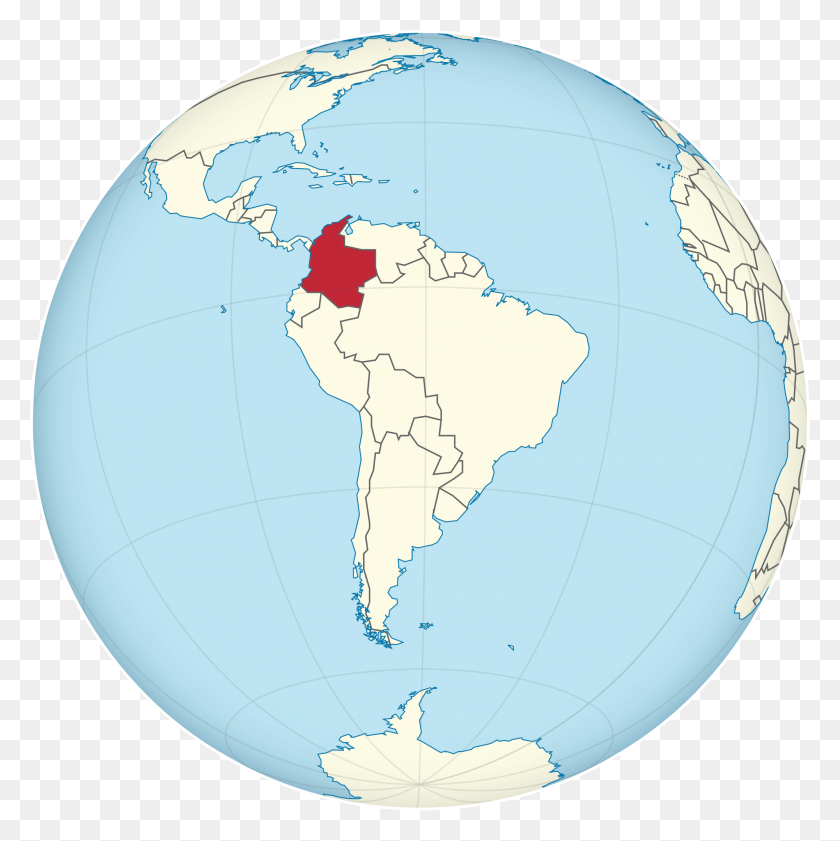 2000x2003 Южная Америка Карта Колумбии, Космическое Пространство, Астрономия, Космос Hd Png Скачать