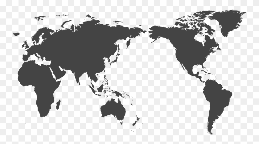 South America World Map Australia Centre, Text, Gray, White Board HD PNG Download