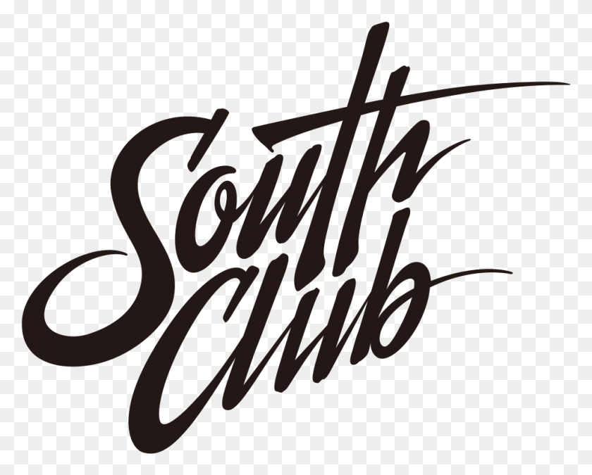 965x761 Descargar Png South Club Logo South Club Kpop Logo, Texto, Caligrafía, Escritura A Mano Hd Png