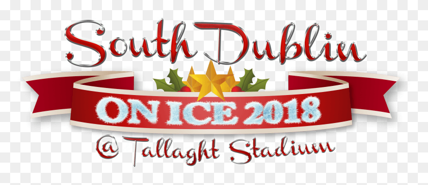 3028x1181 South Dublin On Ice, Text, Label, Word HD PNG Download