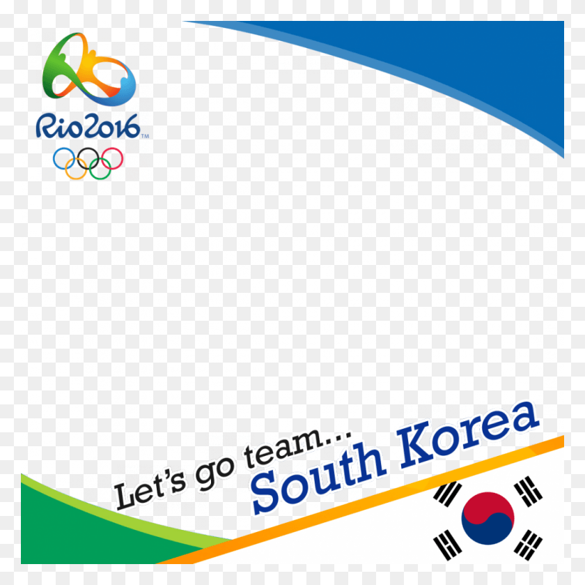 1000x1000 South Korea Rio 2016 Team Profile Picture Overlay Frame Frame South Korea, Text, Poster, Advertisement HD PNG Download