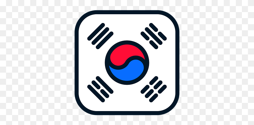 353x353 Южная Корея Значок Южной Кореи Флаг Южной Кореи Флаг Южной Кореи, Символ, Логотип, Товарный Знак Hd Png Скачать