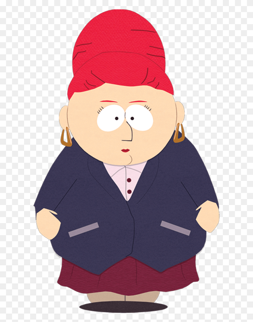619x1008 South Park Free Kyles Mom From South Park, Face, Person, Human HD PNG Download