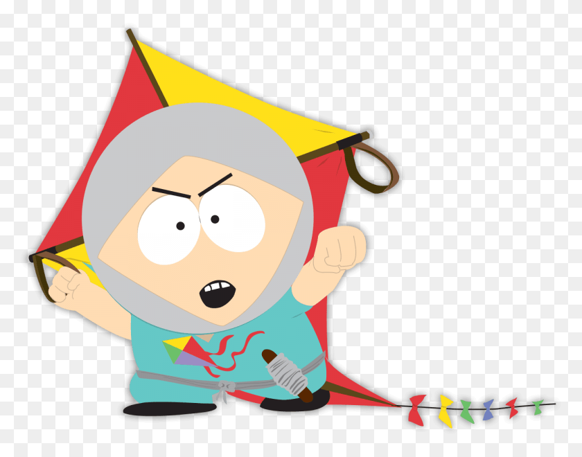 1300x1000 South Park The Fractured But Whole Human Kite, Graduation HD PNG Download