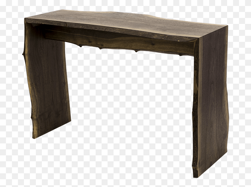 695x566 Southern Joinery Live Edge Waterfall Entry Table E1437049700862 Writing Desk, Furniture, Tabletop, Coffee Table HD PNG Download