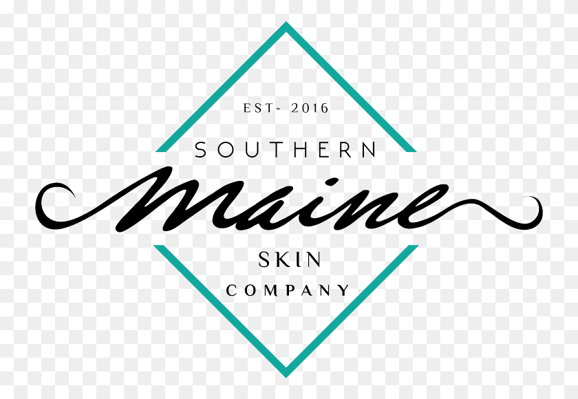 738x520 Логотип Косметической Компании Southern Maine Skin Company, Текст, Почерк, Каллиграфия Png Скачать