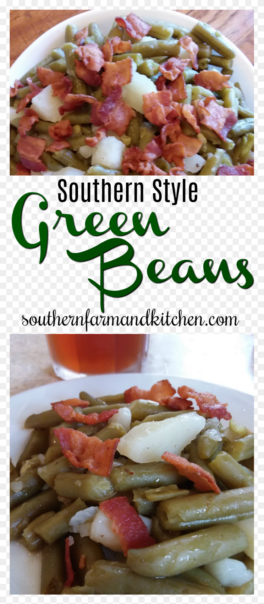 862x2061 Southern Recipes Greenbeans Beans Bacon Southernstlyegreenbeans Bahia, Plant, Food, Produce HD PNG Download