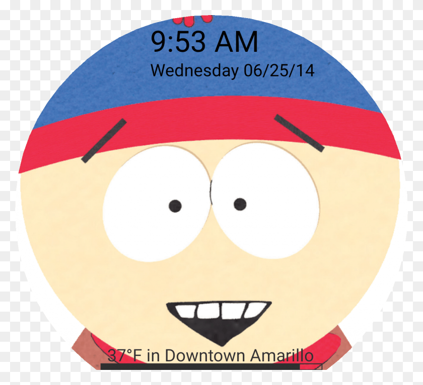 1280x1160 Southpark Stan Watch Face Preview, Label, Text, Poster HD PNG Download
