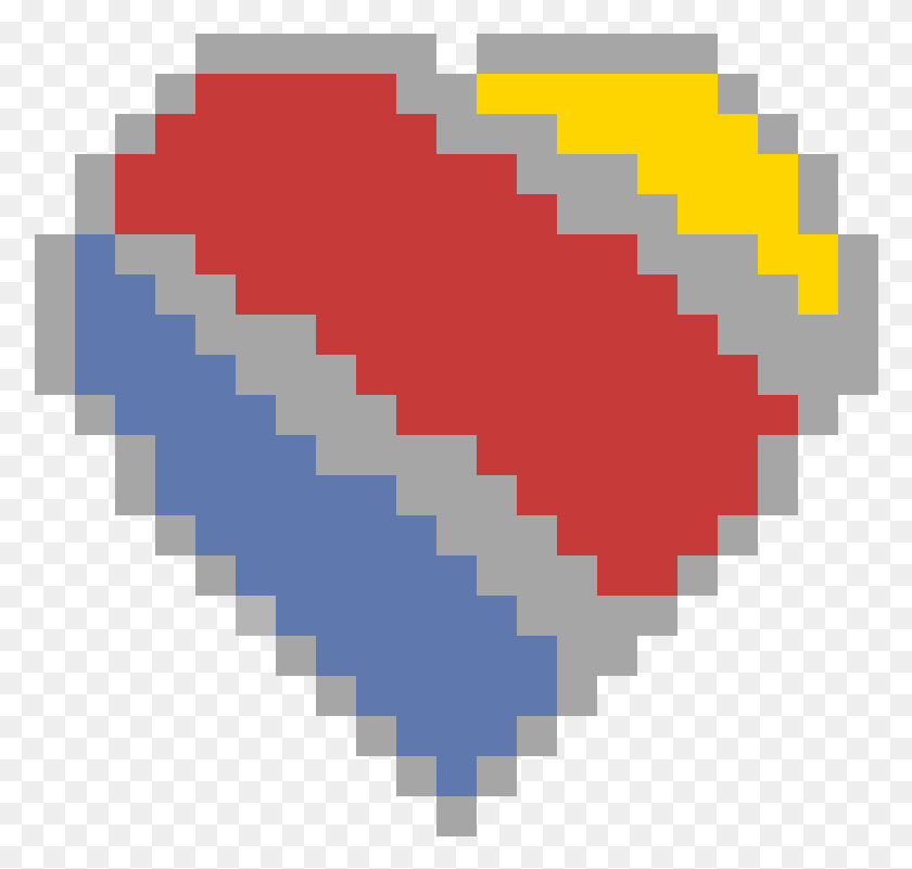 778x741 Southwest Airlines Logo Earth Pixel Art, Cojín, Alfombra, Gráficos Hd Png