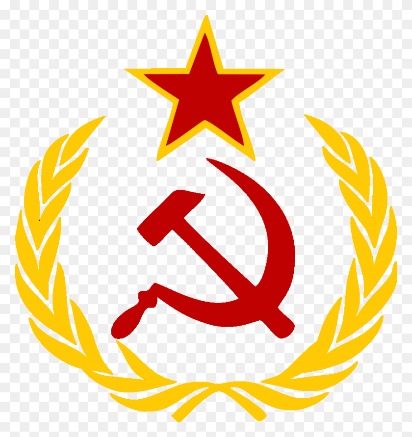 858x915 Soviet Union Png54r1 Copy Soviet Union Black And White, Symbol, Emblem, Dynamite HD PNG Download