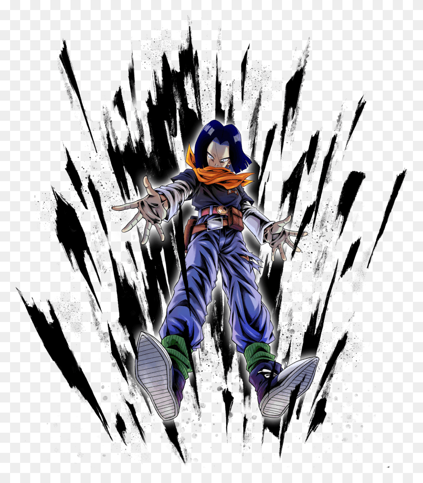 1597x1844 Sp Android 17 Purple Dragon Ball Legends Gamepress Cartoon, Person, Human, Astronaut HD PNG Download