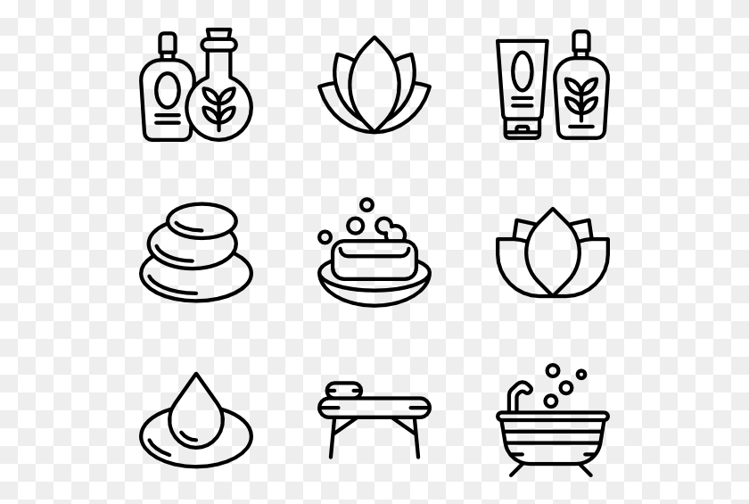 529x505 Spa Amp Yoga Event Icons, Gray, World Of Warcraft HD PNG Download