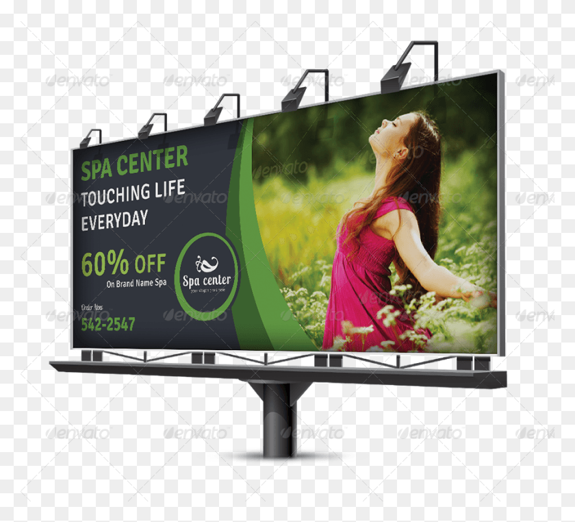 900x810 Spa Beauty Saloon Billboard Design For Hotel Spa, Advertisement, Monitor, Screen HD PNG Download