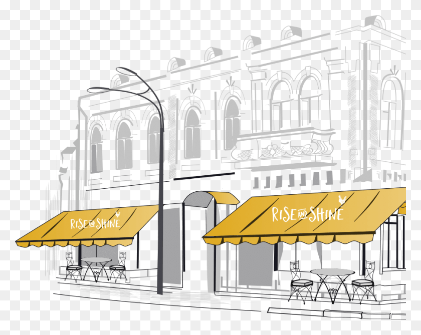 901x704 Spa Clipart Spa Building Illustration, Awning, Canopy, Restaurant Descargar Hd Png