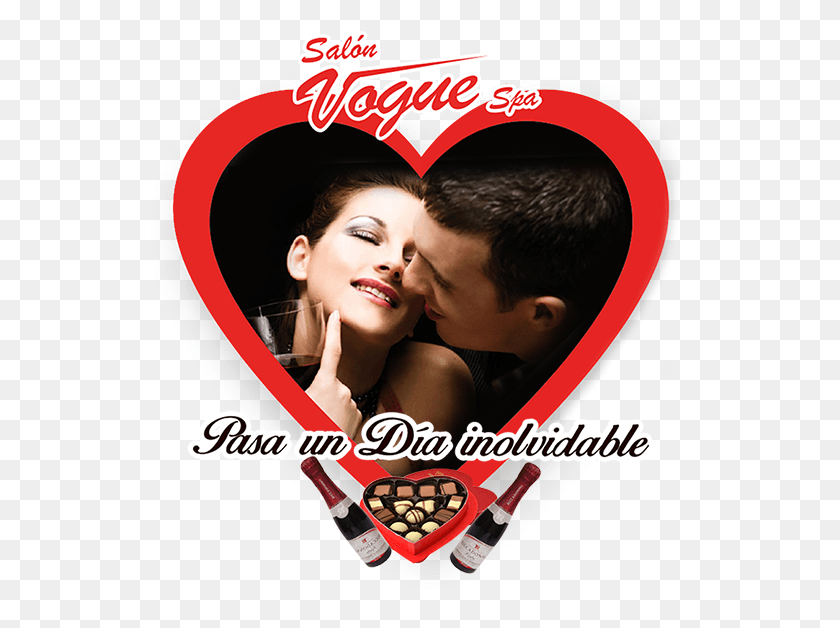 539x568 Spa Para Parejas Cena Romantica, Advertisement, Poster, Person HD PNG Download