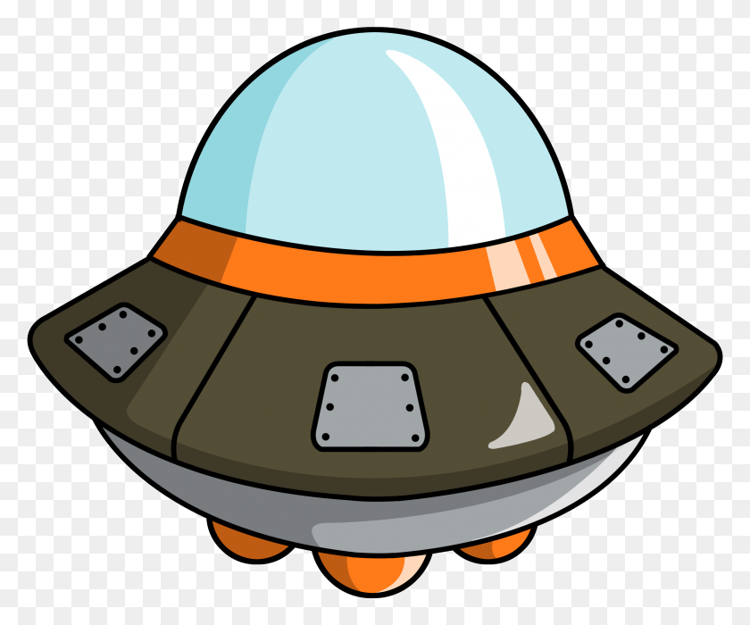3215x2641 Space Alien Spaceship Cartoon, Clothing, Apparel, Helmet HD PNG Download