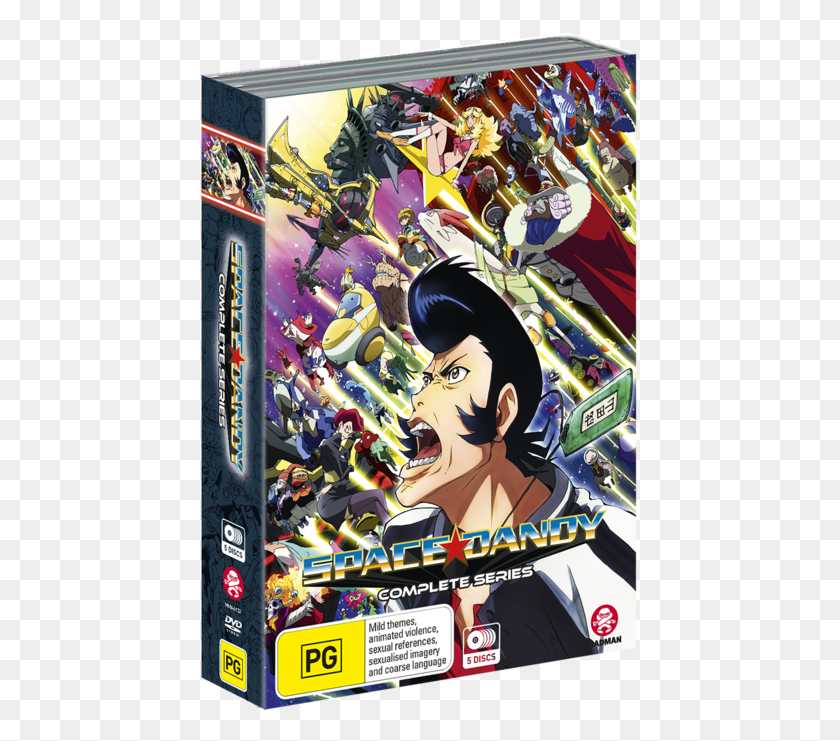 441x681 Space Dandy Complete Series Space Dandy, Poster, Advertisement, Person HD PNG Download