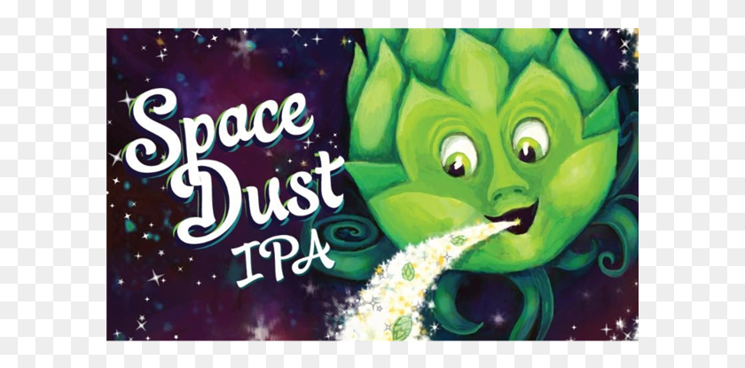 601x355 Space Dust Style Space Dust Ipa Label, Graphics, Floral Design HD PNG Download