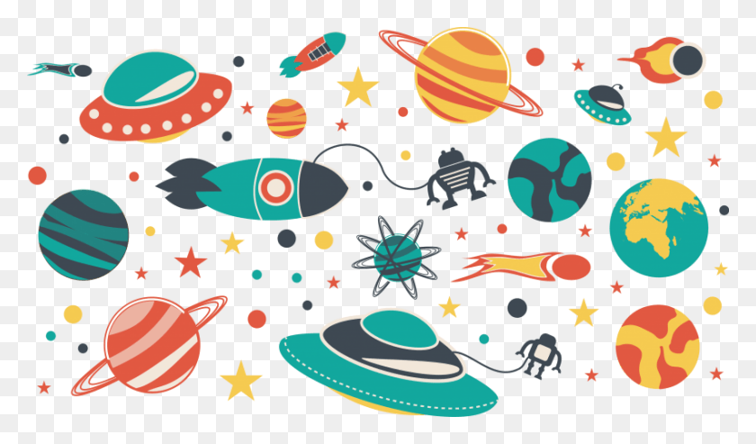 850x472 Space Flat Material Free Images Toppng Universe And Space Cartoon, Graphics, Insect HD PNG Download