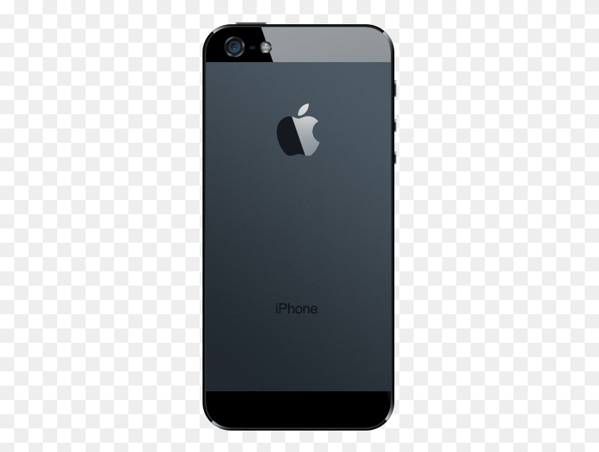 273x573 Space Grey Iphone 5s Back Transparent, Mobile Phone, Phone, Electronics HD PNG Download