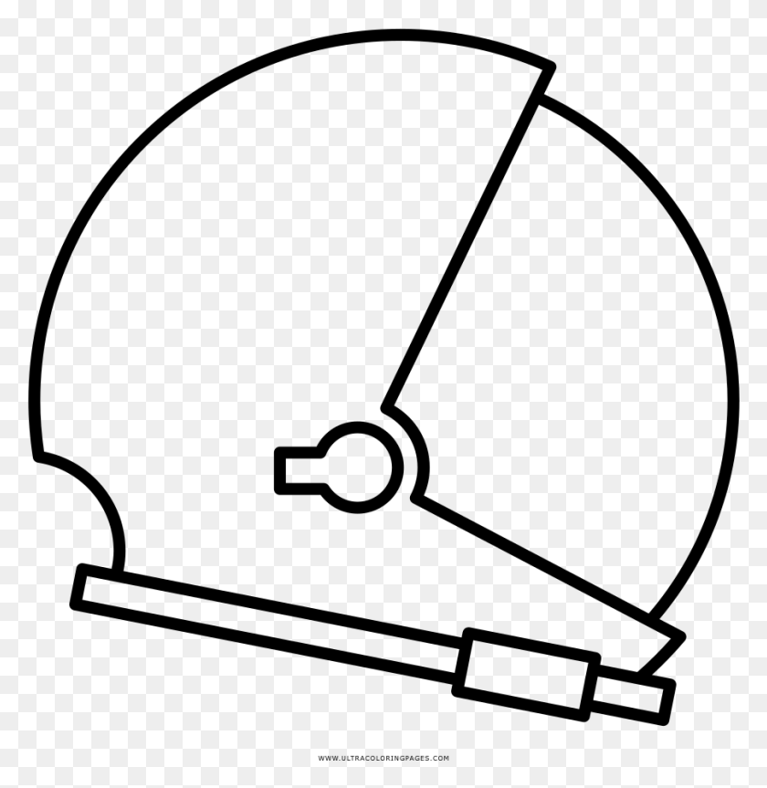 901x928 Раскраска Космический Шлем, Серый, Мир Варкрафта Png Скачать