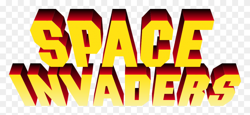 1280x537 Descargar Png Space Invaders Logo Space Invaders, Word, Etiqueta, Texto Hd Png