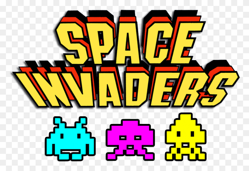 906x602 Space Invaders, Space Invaders, Pac Man, Máquina De Juego De Arcade Hd Png