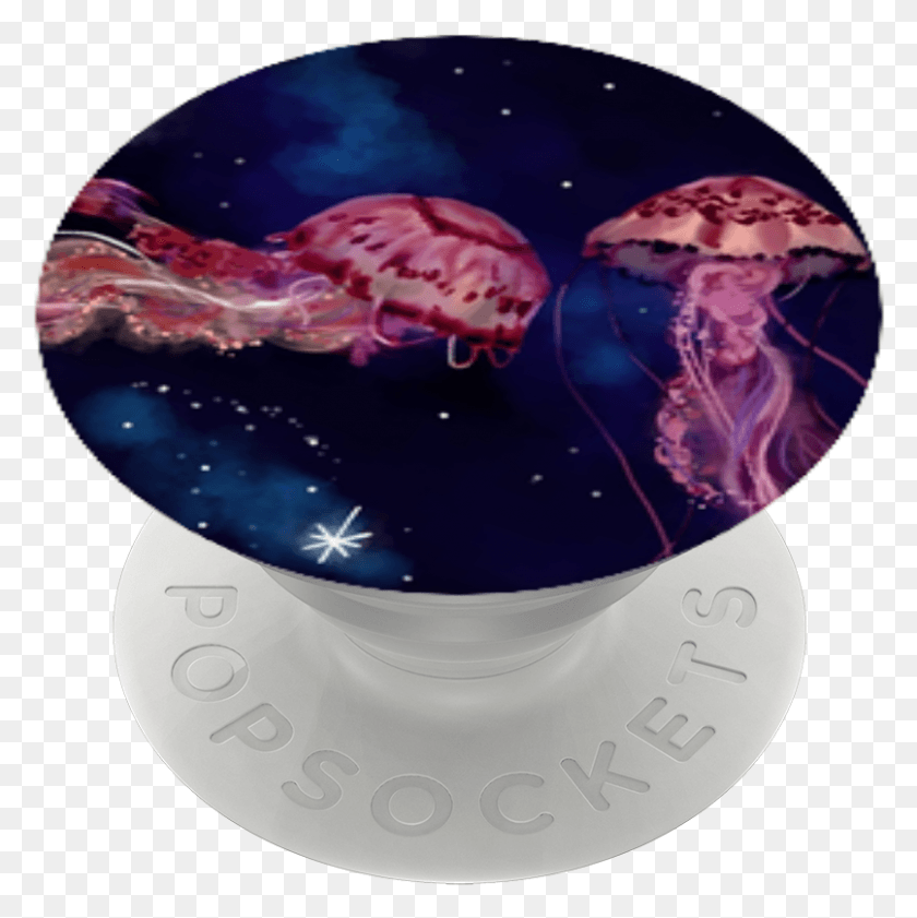 806x808 Space Jellyfish Popsockets Cnidaria, Invertebrate, Sea Life, Animal HD PNG Download