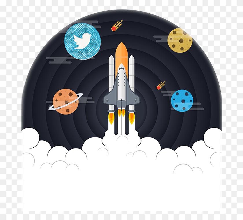 700x700 Space Rocket Coloring Book, Vehicle, Transportation, Launch HD PNG Download