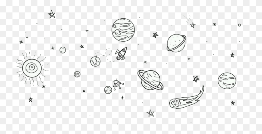 933x444 Space Satellite Drawing Simple Space Tattoo Designs, Clock Tower, Tower, Architecture HD PNG Download